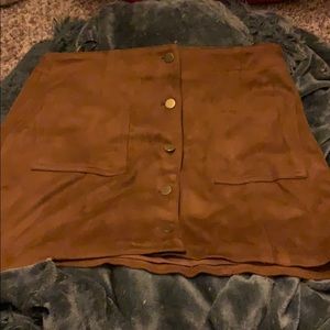 Forever 21 Suede Skirt